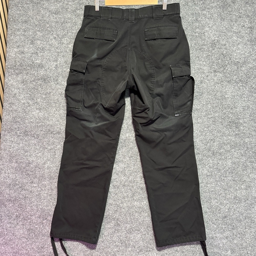 511 Tactical Pants Mens Large Long Black TDU‎ Ripstop Tactical Trousers Workwear - Picture 3 of 11